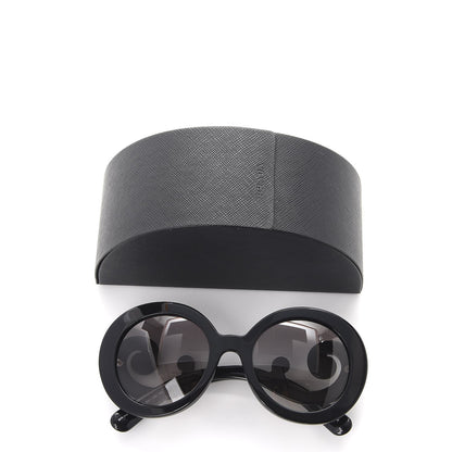 Prada Baroque Sunglasses SPR 27N Black 8 of 8