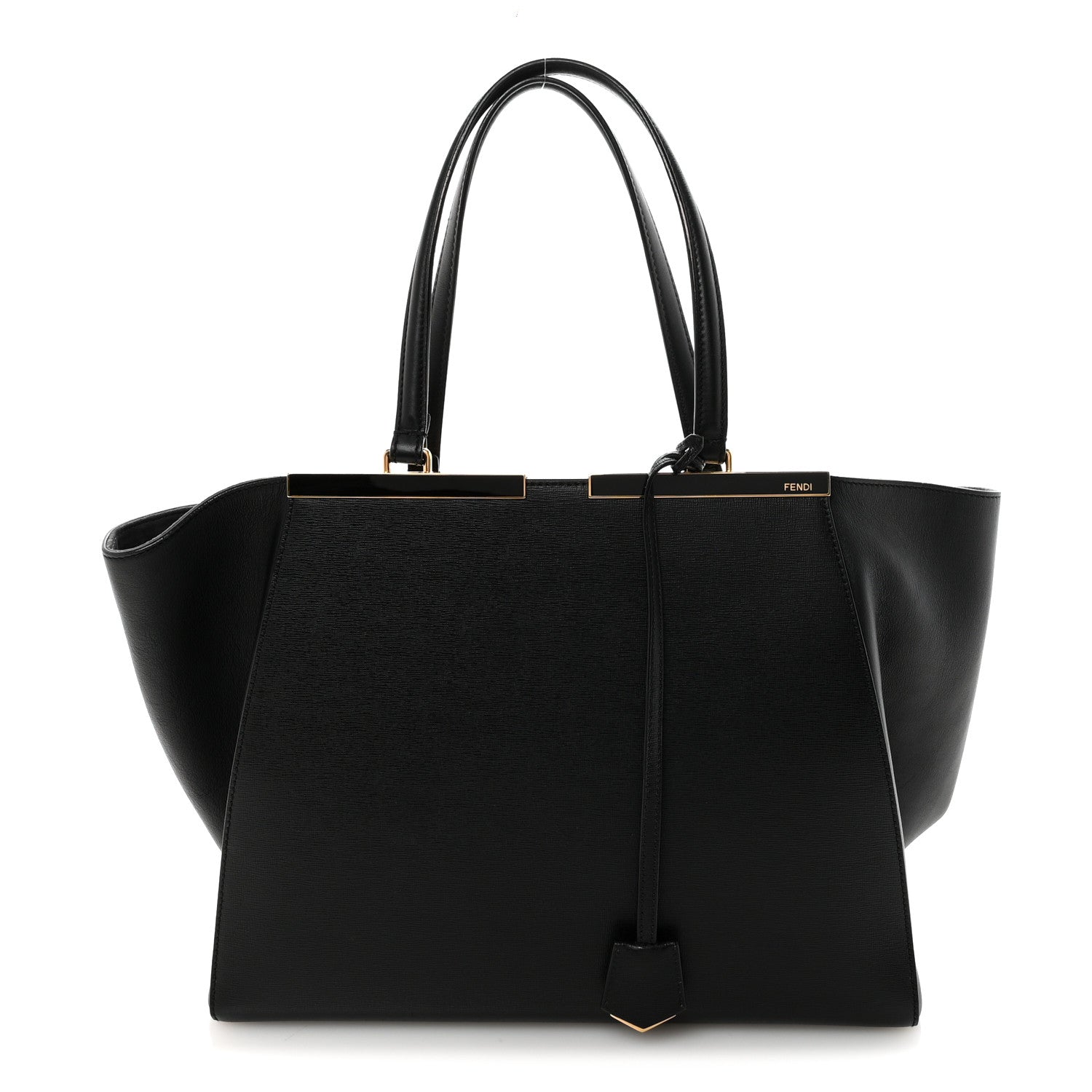 Fendi Vitello Elite Large 3Jours Tote Black 1 of 9