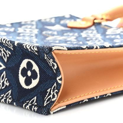 Louis Vuitton Jacquard Since 1854 Petit Sac Plat Blue 8 of 8