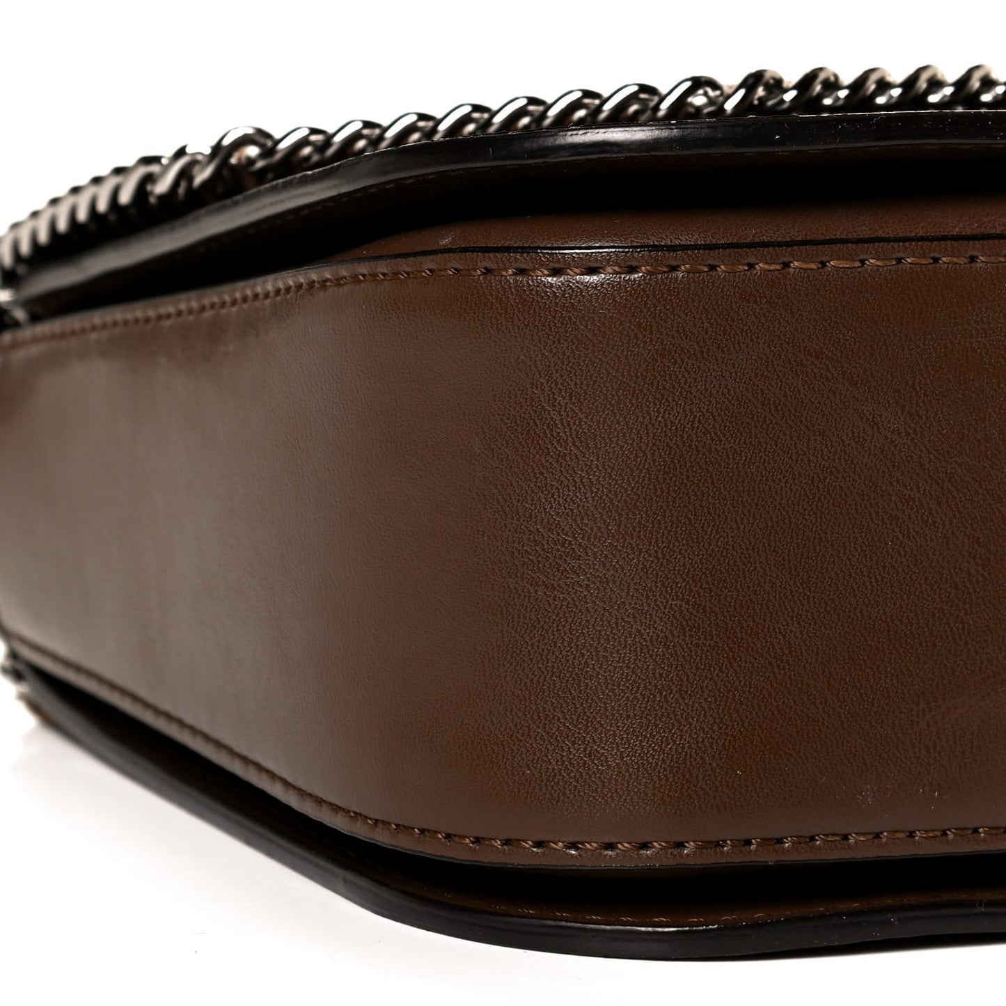 Eco Alter Nappa Medium Falabella Box Shoulder Bag Brown
