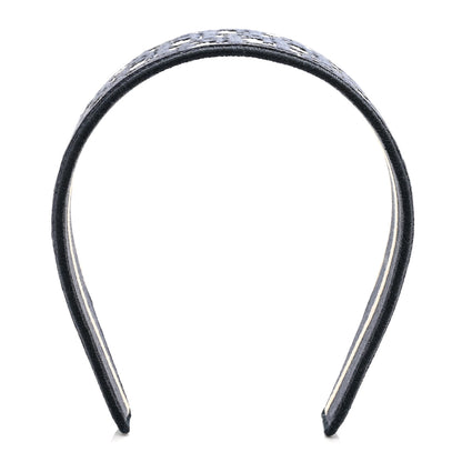 Christian Dior Oblique Headband Blue 4 of 4