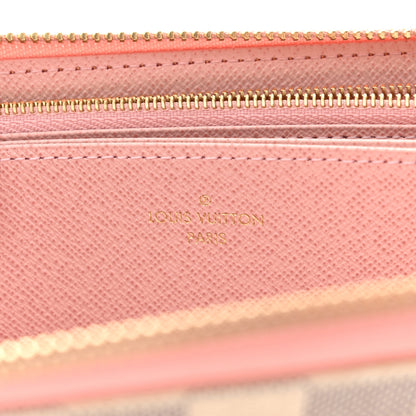 Louis Vuitton Damier Azur Zippy Wallet Rose Ballerine 7 of 7