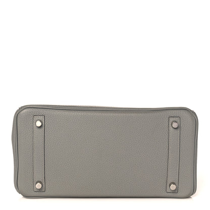 Hermes Togo Birkin 30 Gris Mouette 6 of 38