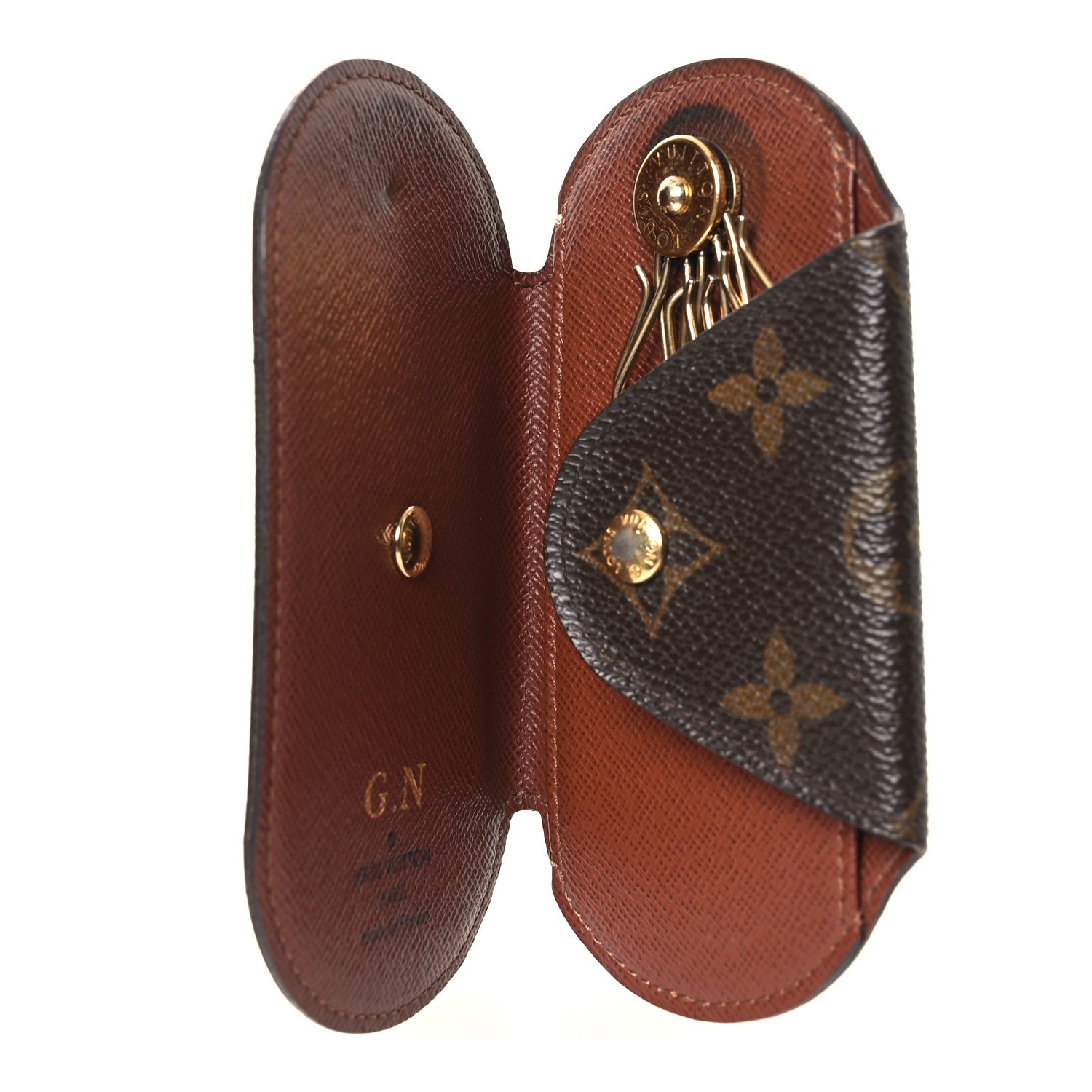 Louis Vuitton Monogram Round Key Holder GM 5 of 9