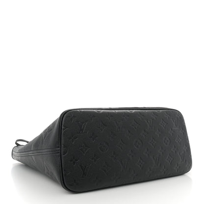 Louis Vuitton Empreinte Monogram Giant Neverfull MM Black 5 of 10