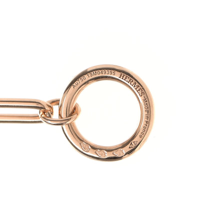 Hermes 18K Rose Gold Echappee Extra Long Necklace 4 of 5