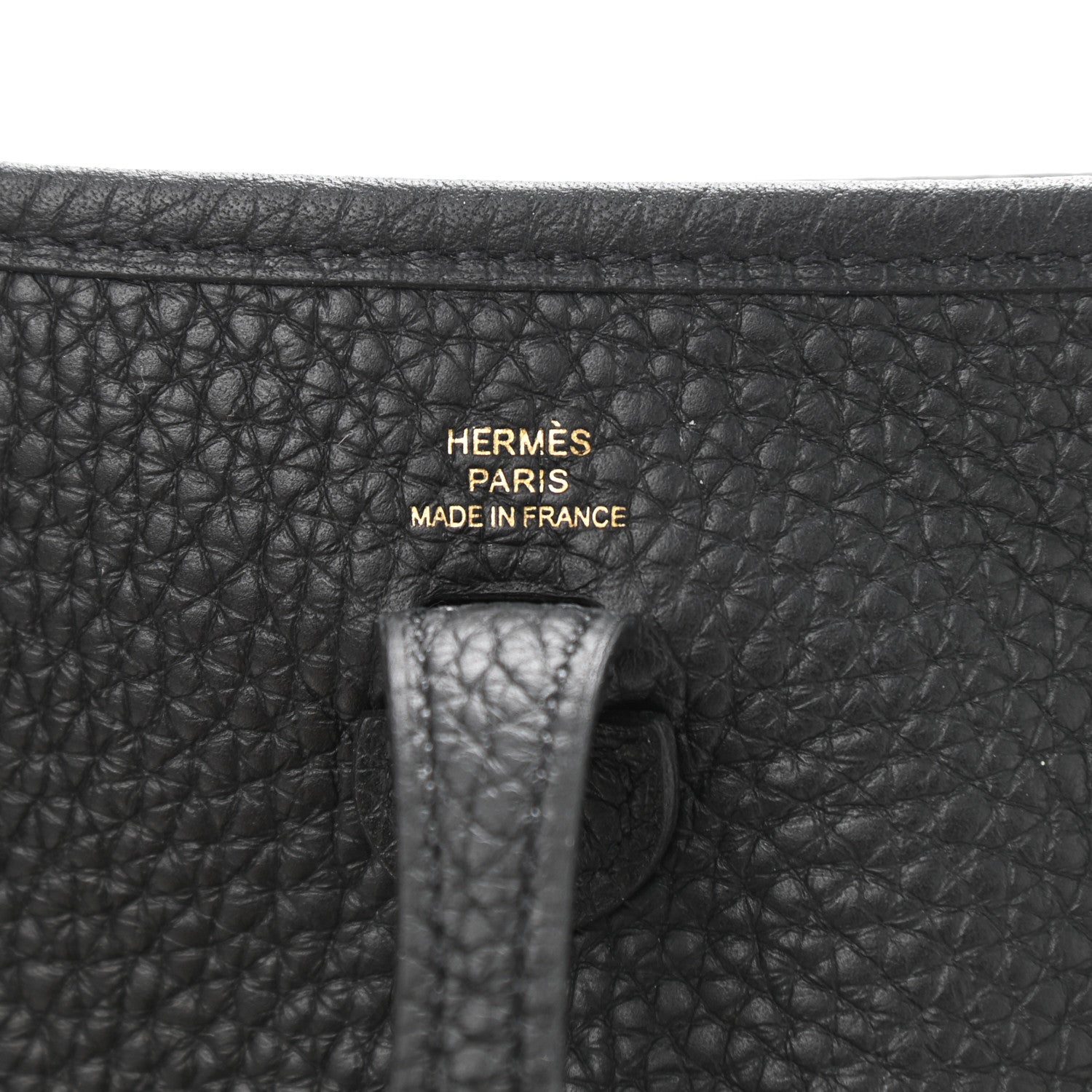 Hermes Taurillon Clemence Evelyne TPM Black 7 of 12