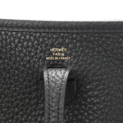 Hermes Taurillon Clemence Evelyne TPM Black 7 of 12