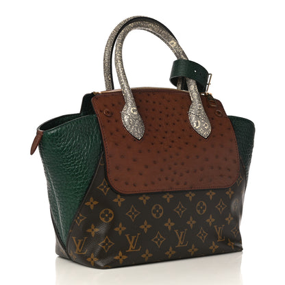 Louis Vuitton Ostrich Lizard Majestueux Shoulder Bag Vert 3 of 10