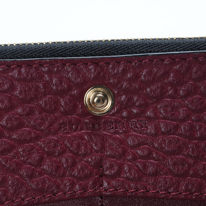 Burberry Heritage Grain Alvington Continental Wallet Damson Magenta 6 of 7