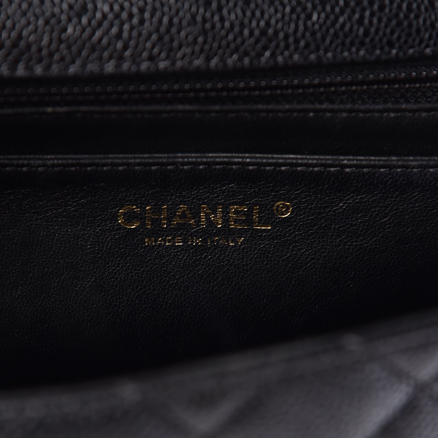 Chanel Caviar Quilted Jumbo Kelly Flap Black 6 of 12