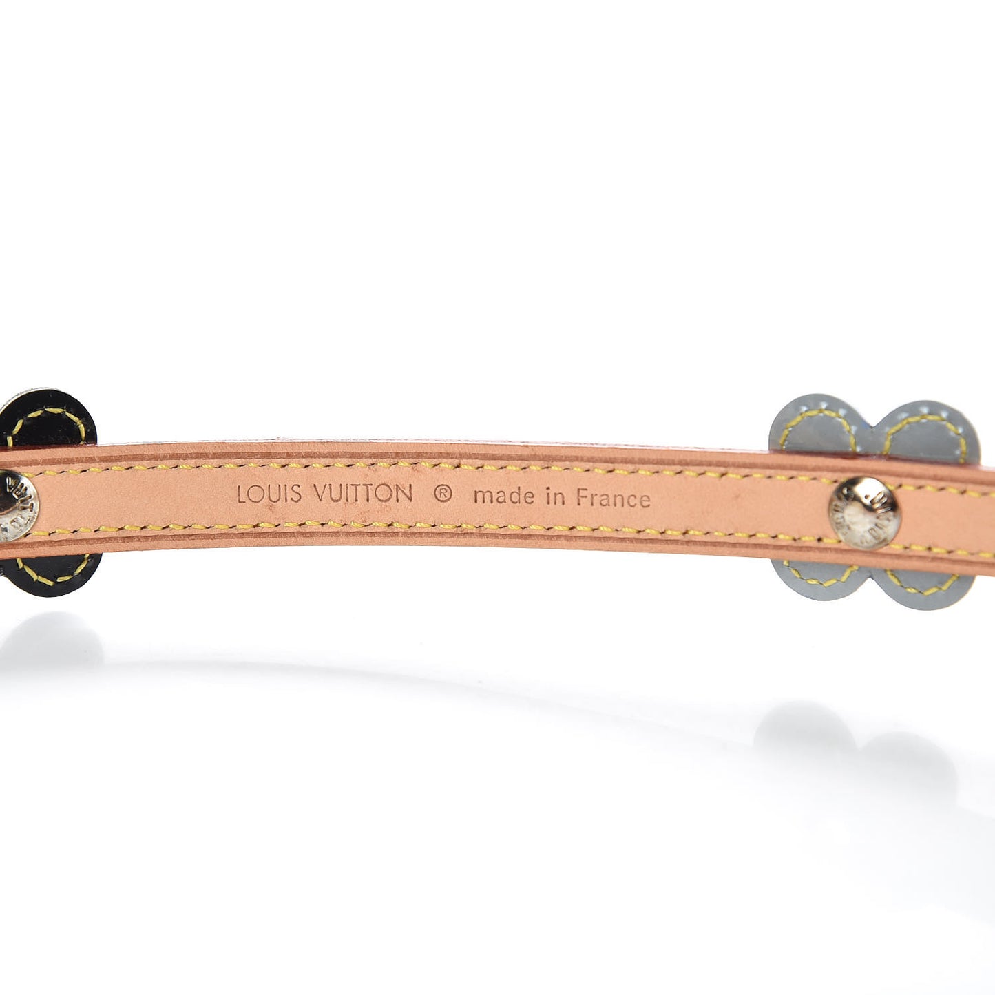 Patent Fleurs Belt