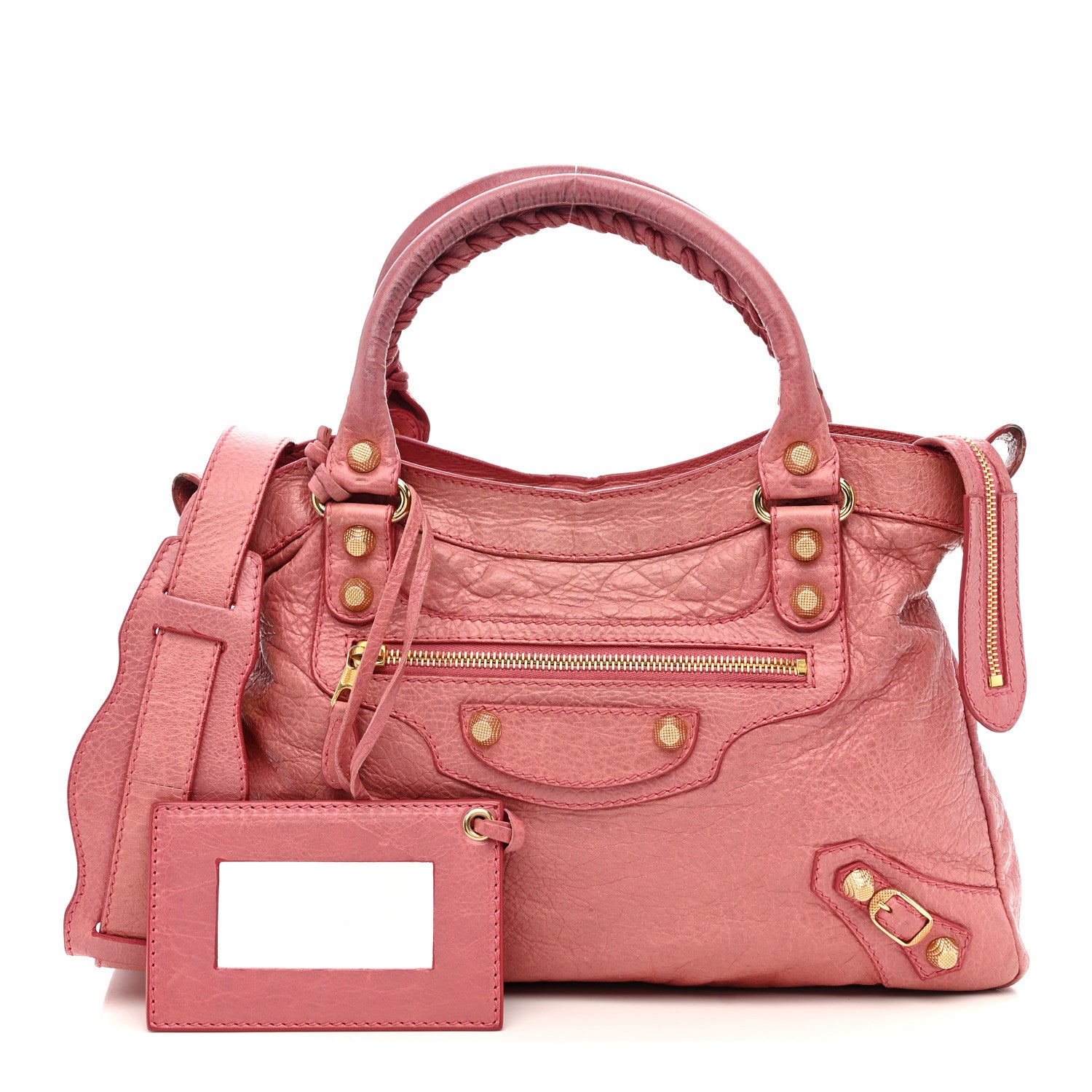 Balenciaga Agneau Giant 12 Gold Hardware Town Rose Bombon Raspberry 3 of 15