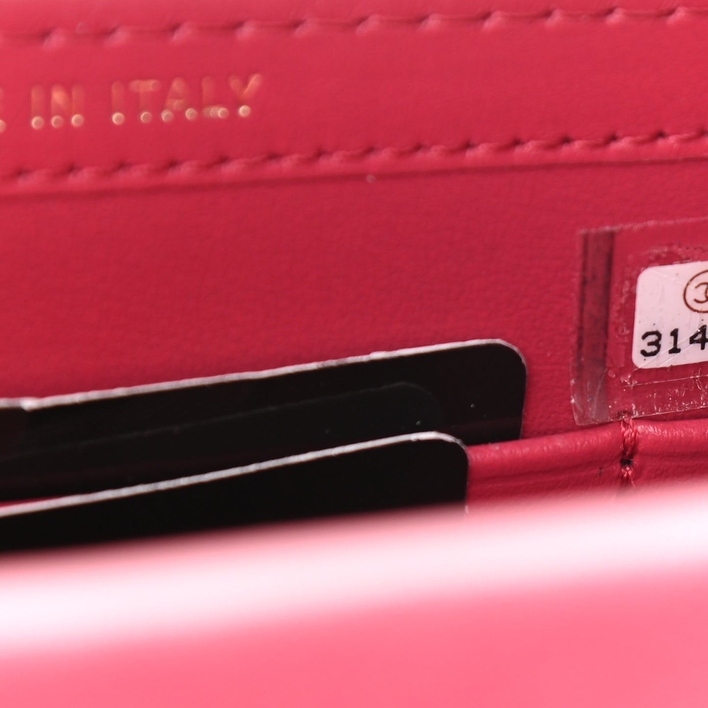Lambskin Quilted Vertical Perfect Fit Flap With Chain Pink