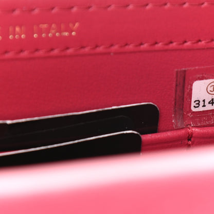 Chanel Lambskin Quilted Vertical Perfect Fit Flap With Chain Pink 9 of 9
