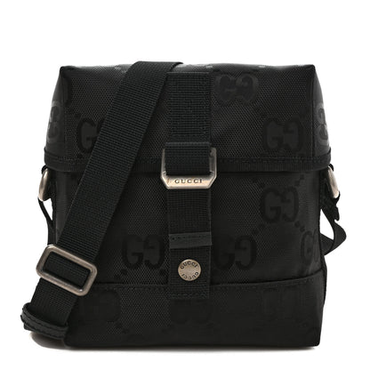 Gucci Econyl Nylon Monogram Off The Grid Messenger Bag Black 1 of 9