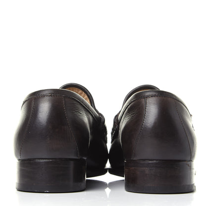 Gucci Calfskin Mens Horsebit Loafers 8.5 Marrone 5 of 9