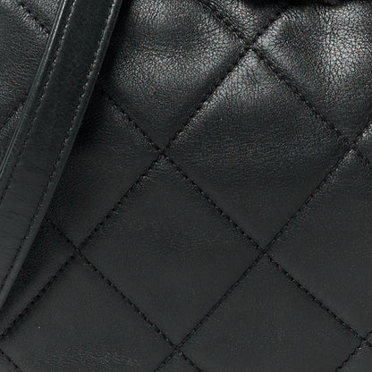 Chanel Shiny Lambskin Quilted Fashion Therapy Hobo Black 10 of 13