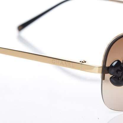 Chanel Frameless Camellia Sunglasses 4135 Brown 7 of 8