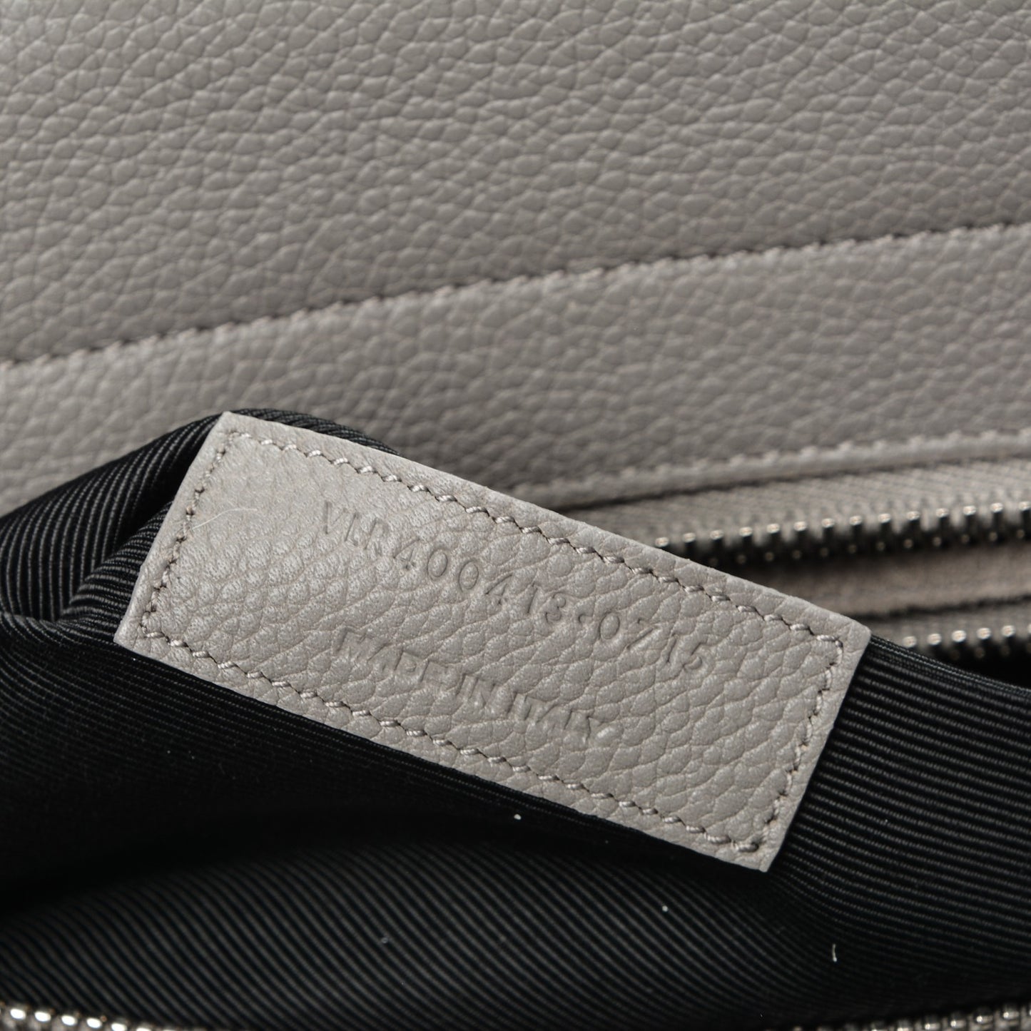 Grained Calfskin Small Rive Gauche Cabas Fog