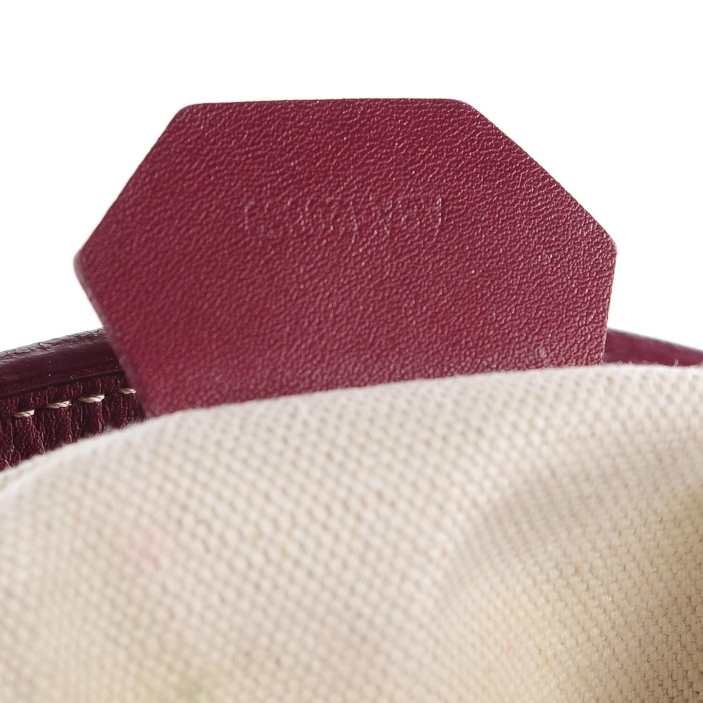 Goyardine Fidji Zip Hobo Burgundy