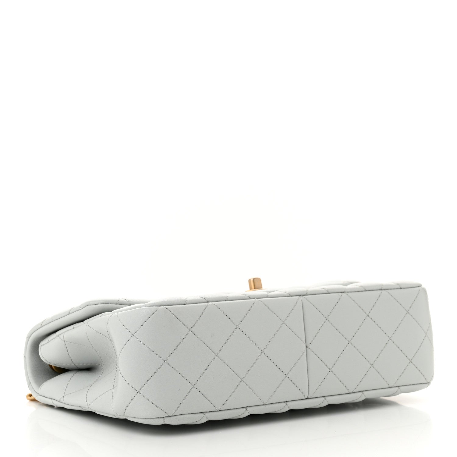 Chanel Lambskin Quilted Small Sweet Camellia Flap Light Blue 4 of 11