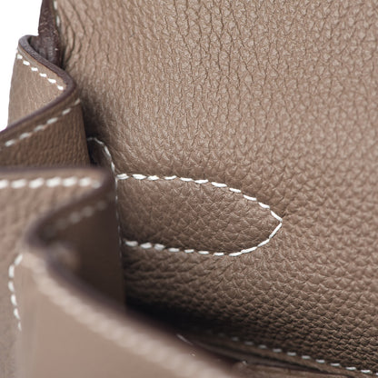 Hermes Togo Kelly Retourne 32 Etoupe 22 of 34