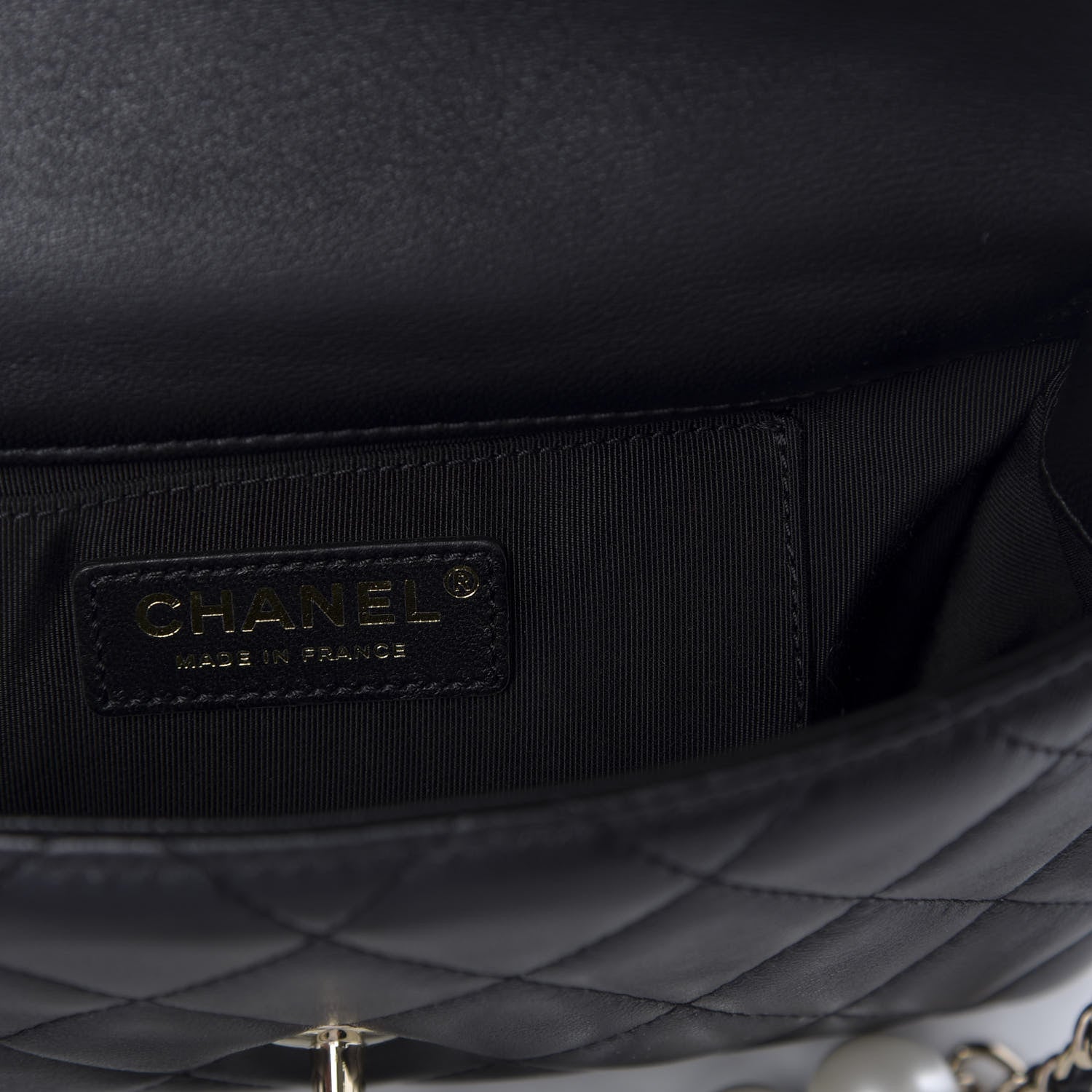 Chanel Lambskin Quilted Small My Precious Flap Black 8 of 10