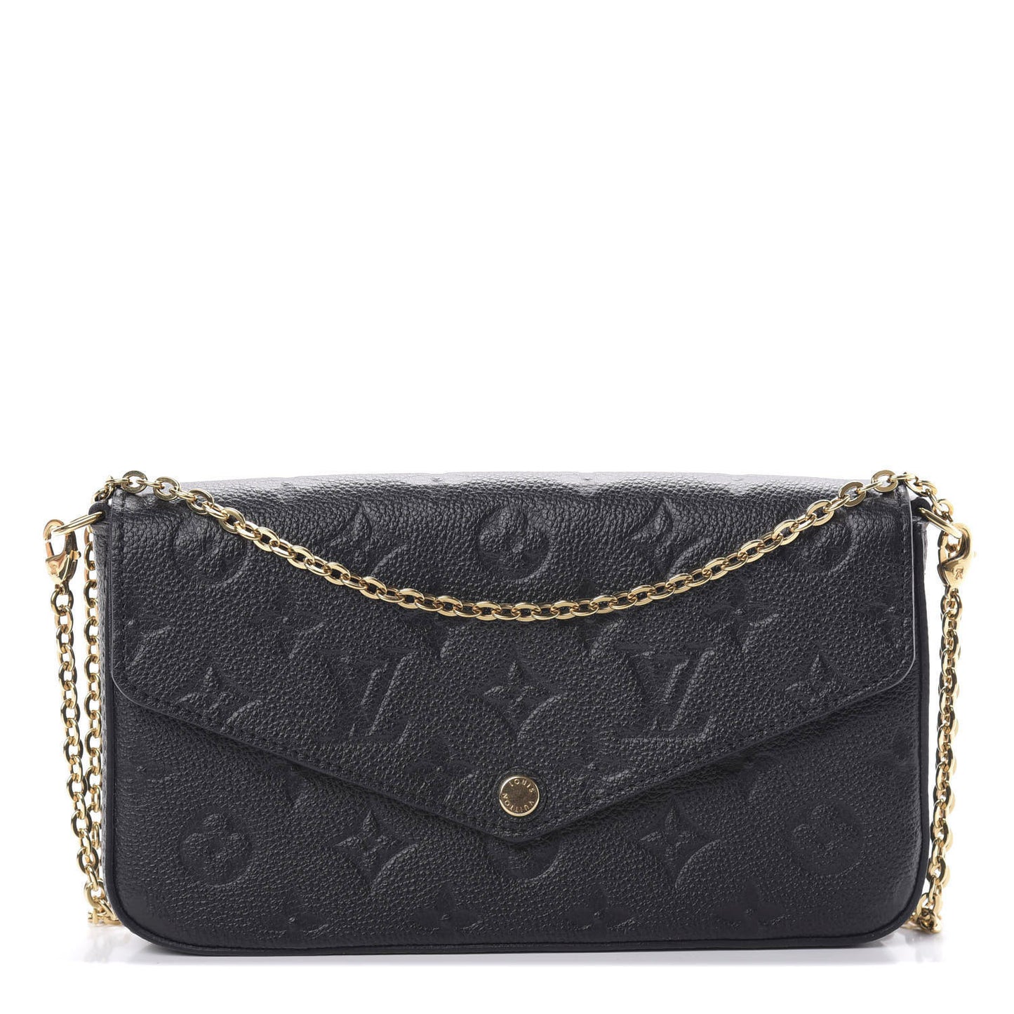 Empreinte Pochette Felicie Chain Wallet Black