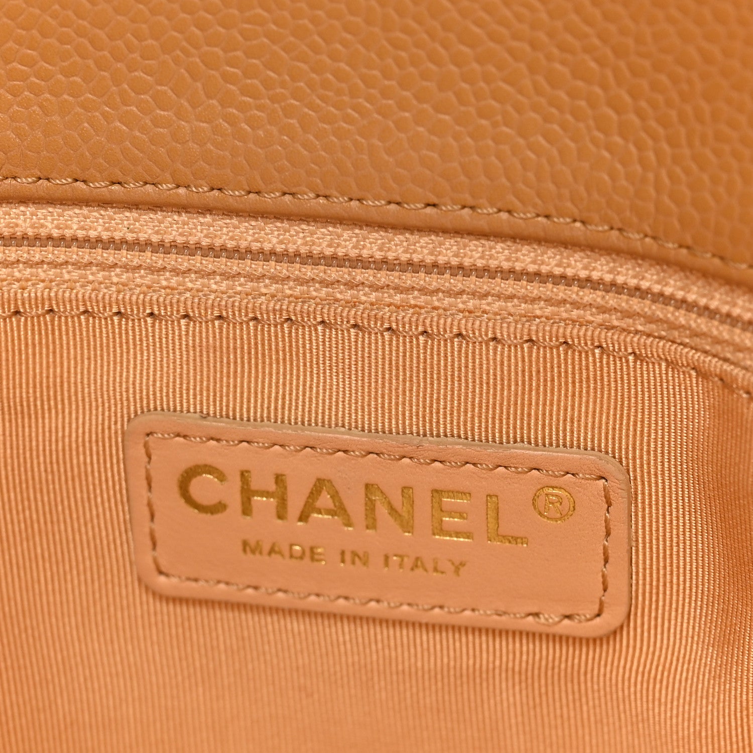 Chanel Caviar Quilted Grand Shopping Tote GST Beige 6 of 10