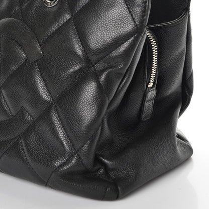 Chanel Soft Caviar Quilted CC Timeless Tote Black 8 of 9