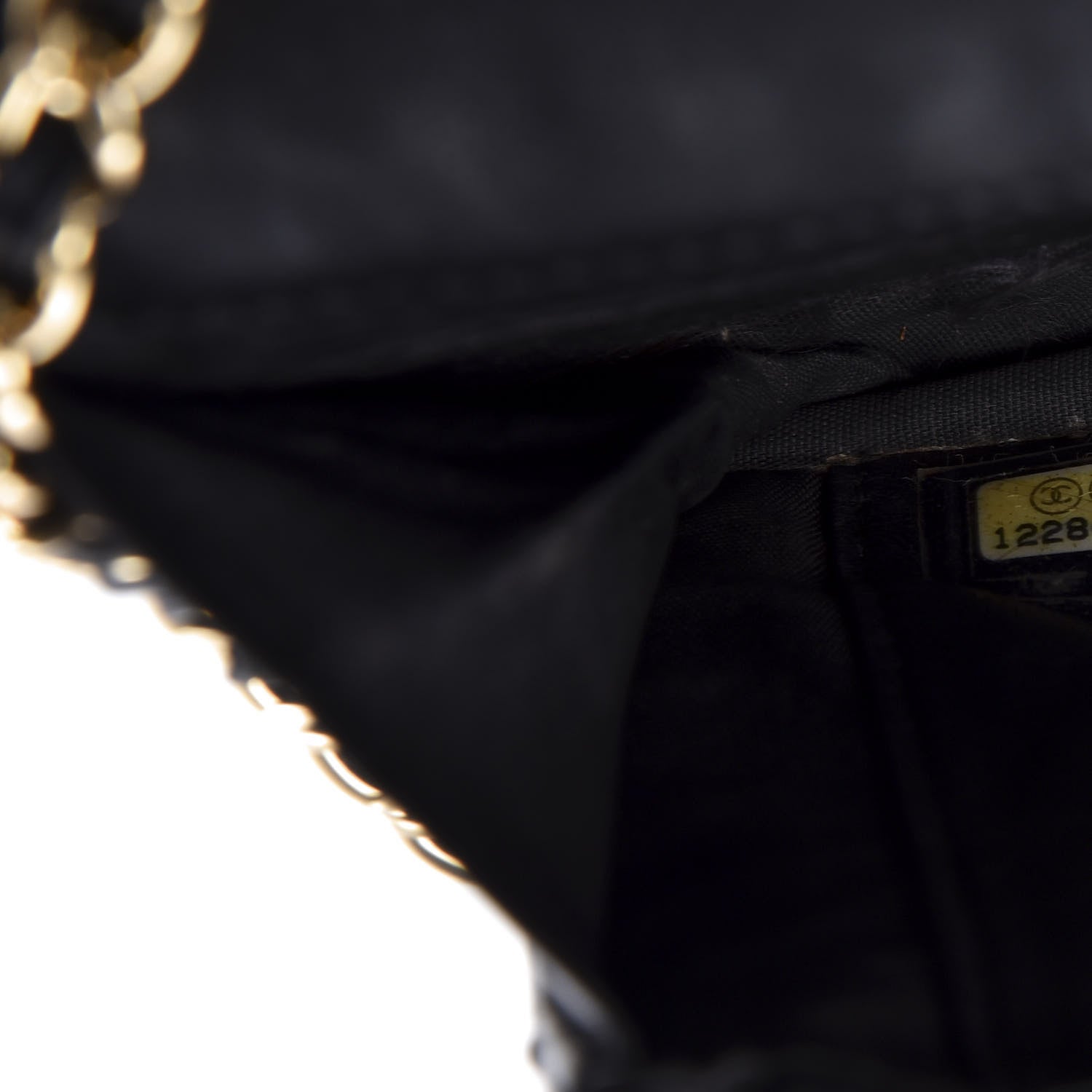 Chanel Caviar Timeless CC Wallet On Chain WOC Black 9 of 12