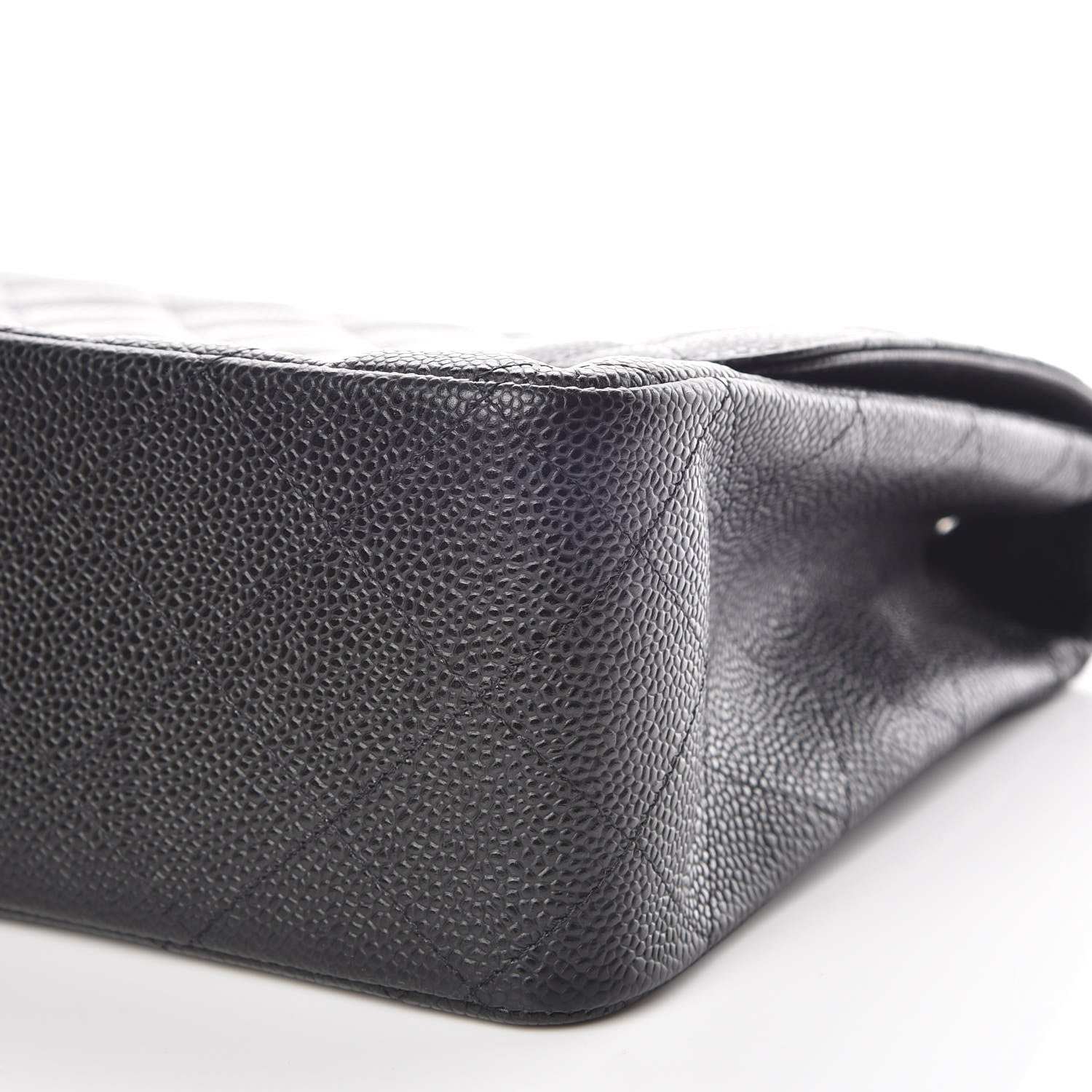 Chanel Caviar Quilted Jumbo Single Flap Black 9 of 9