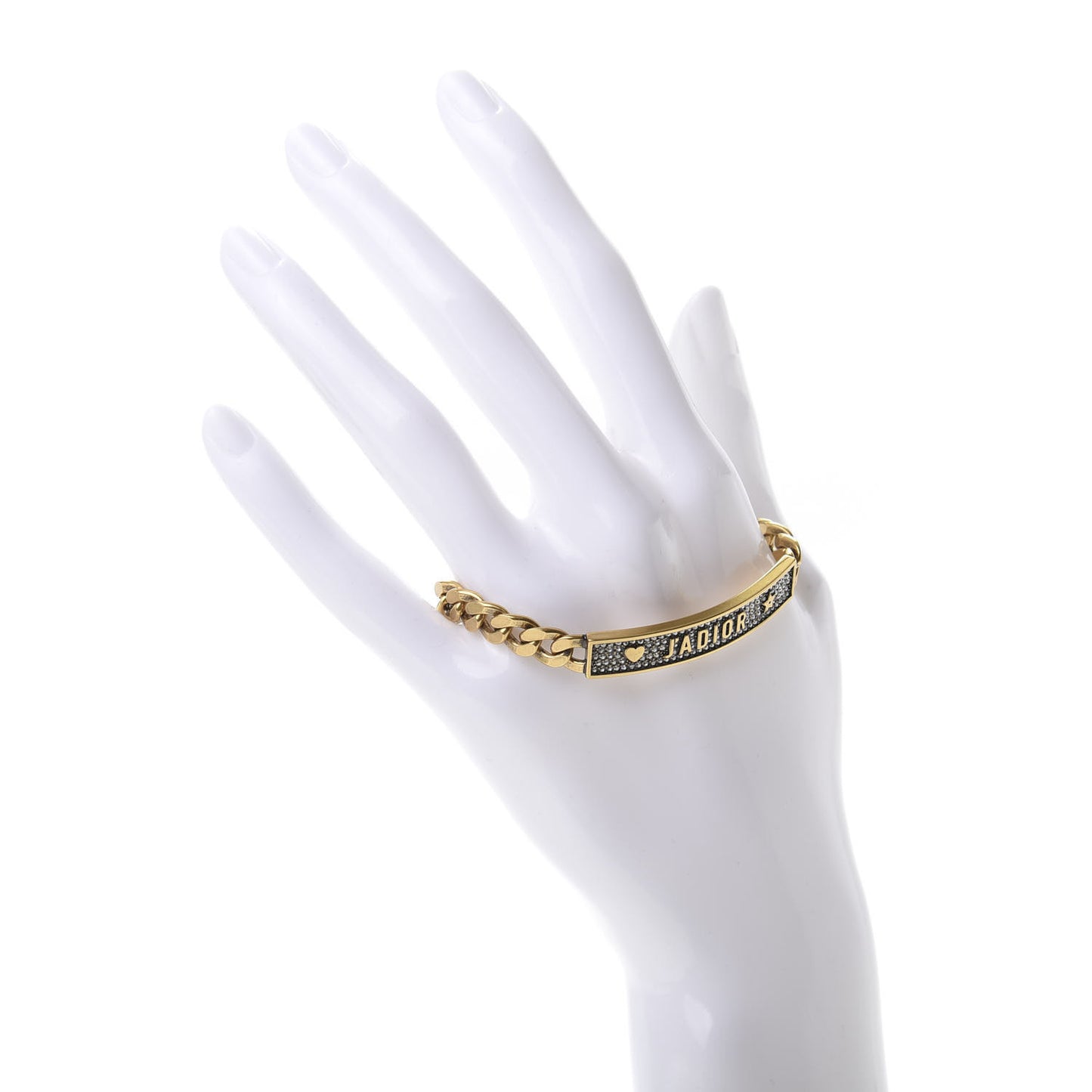 Metal J'Adior Star Chain Bracelet Aged Gold