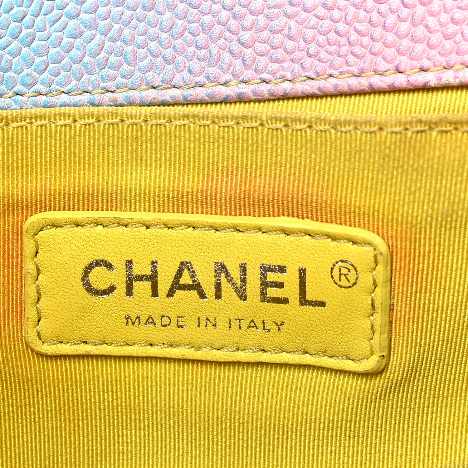 Chanel Caviar Quilted Medium Cuba Rainbow Boy Flap Multicolor Rainbow Boy Flap Multicolor 6 of 12