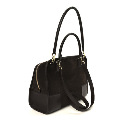 Loewe Suede Calfskin Large Amazona 180 Dark Chestnut 3 of 11