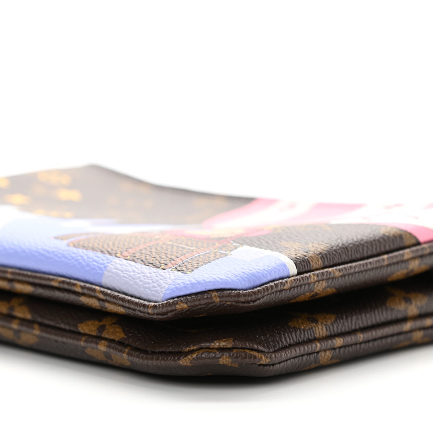 Monogram 2019 Christmas Animation Double Zip Pochette