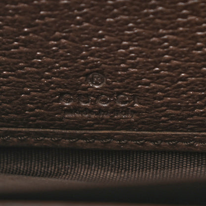 Gucci GG Supreme Monogram Web Ophidia Zip Around Wallet Brown 6 of 7