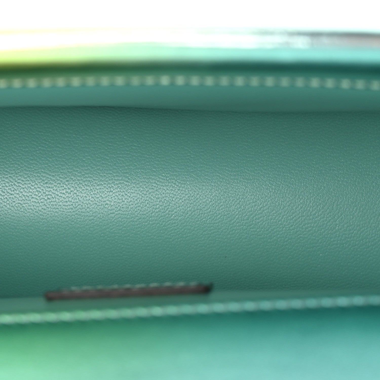 Gucci Piuma Shade Lux Mirrored Calfskin Small Dionysus Shoulder Bag Glacial Yellow Silver 5 of 11