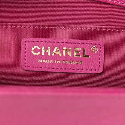 Chanel Caviar Quilted Medium Boy Flap Fuchsia 6 of 9