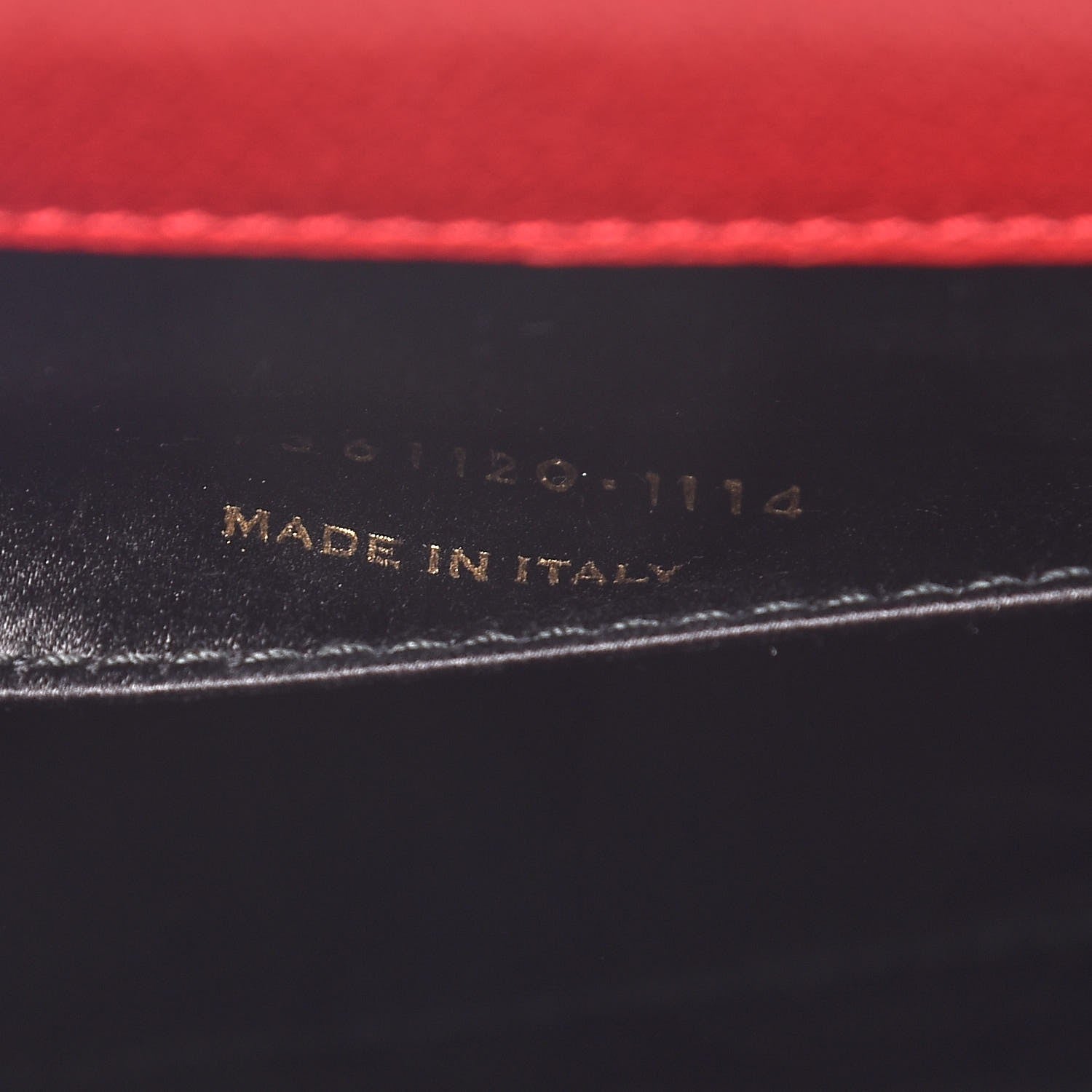 Saint Laurent Calfskin Monogram Large Belle De Jour Clutch Red 7 of 9