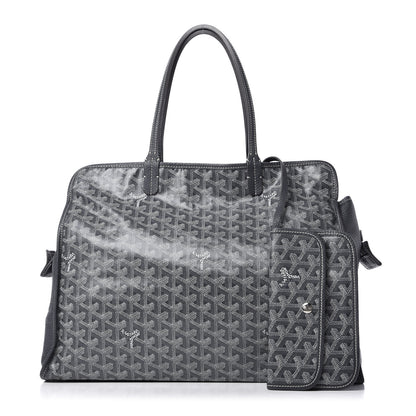 Goyard Goyardine Sac Hardy Pet Carrier PM Grey 1 of 9