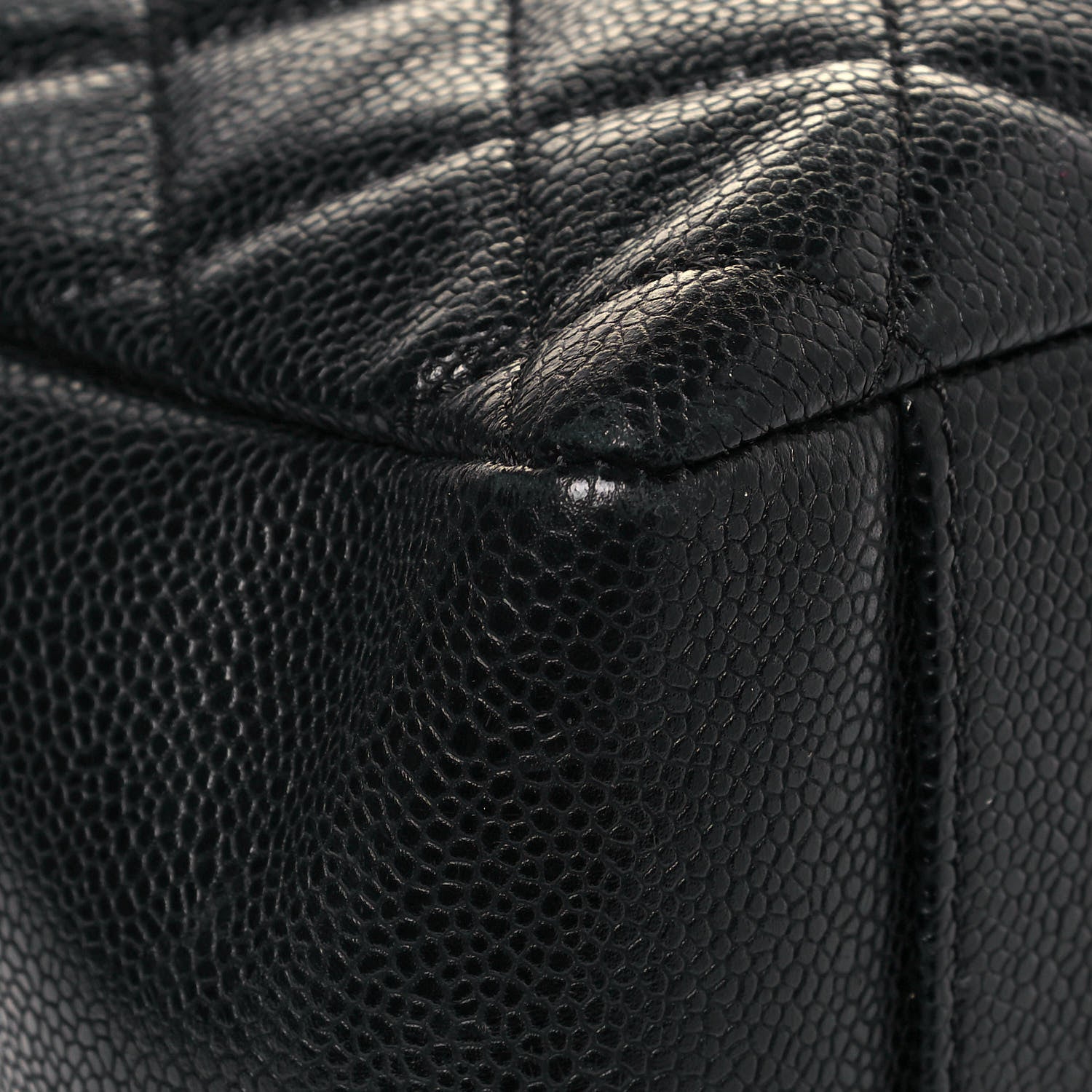 Chanel Caviar Quilted Grand Shopping Tote GST Black 8 of 14