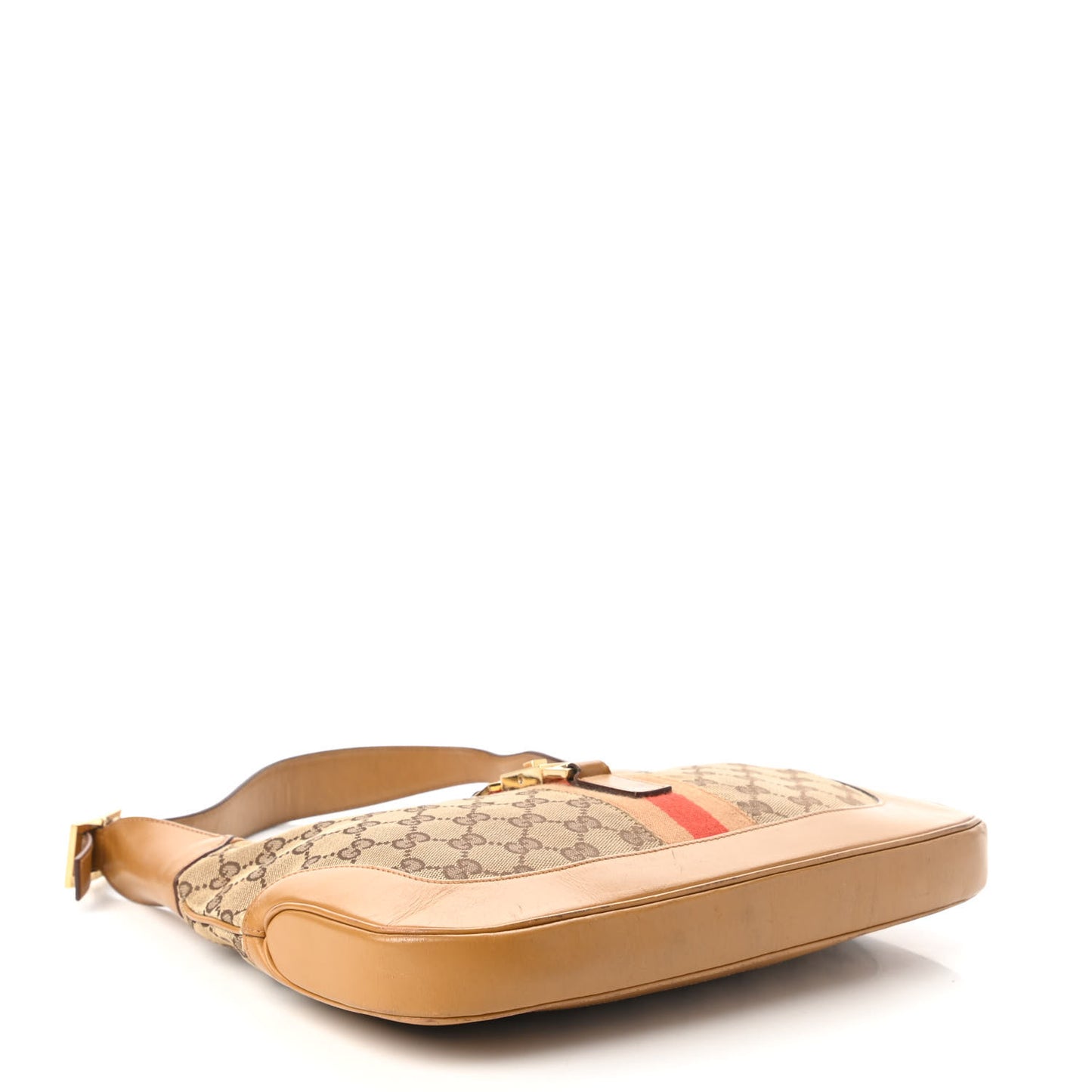 Monogram Web Jackie O Hobo Tan