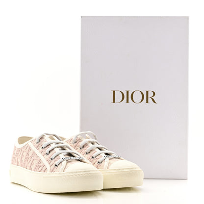 Christian Dior Canvas Oblique Walk'N'Dior Low Top Sneakers 38 Powder Nude 11 of 11