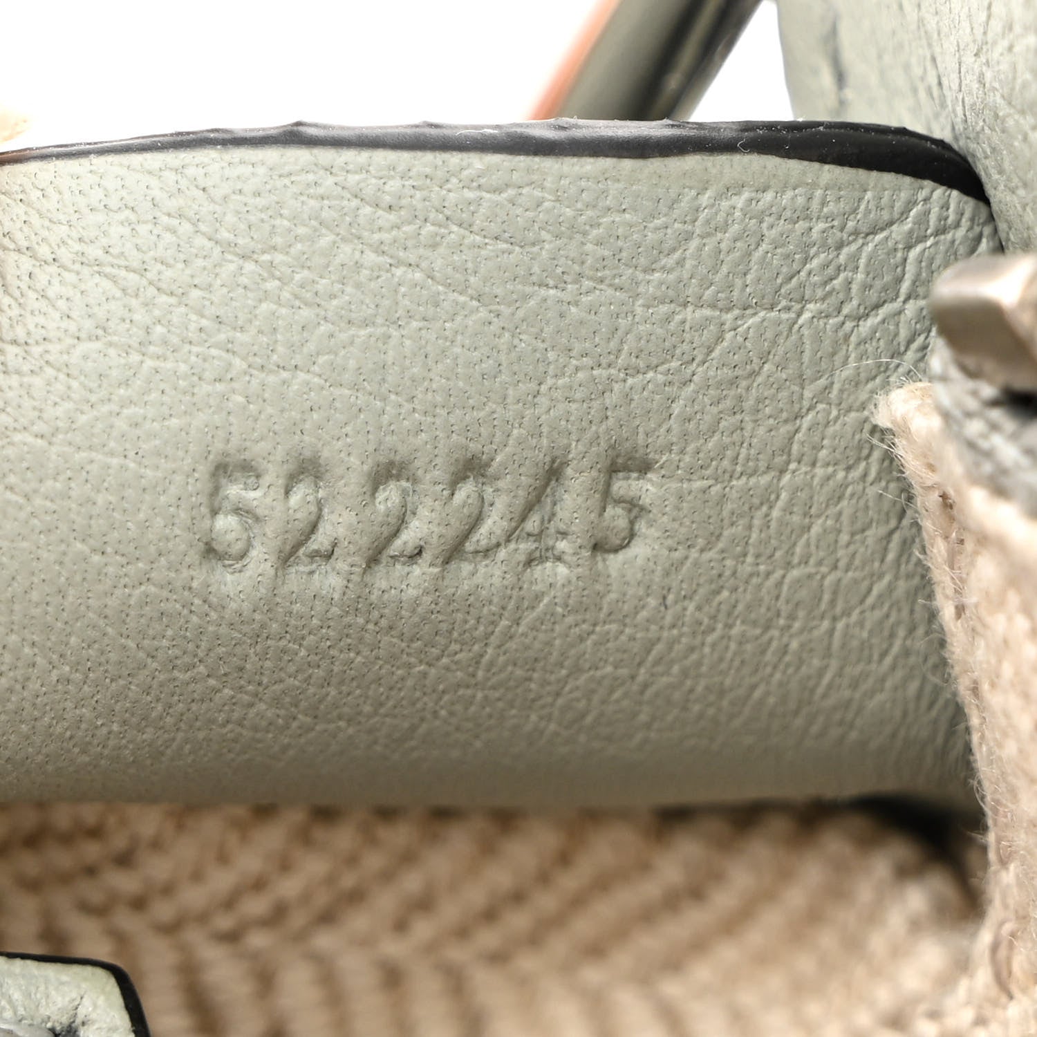 Loewe Calfskin Mini Puzzle Bag Ash Grey Light Celadon 7 of 10