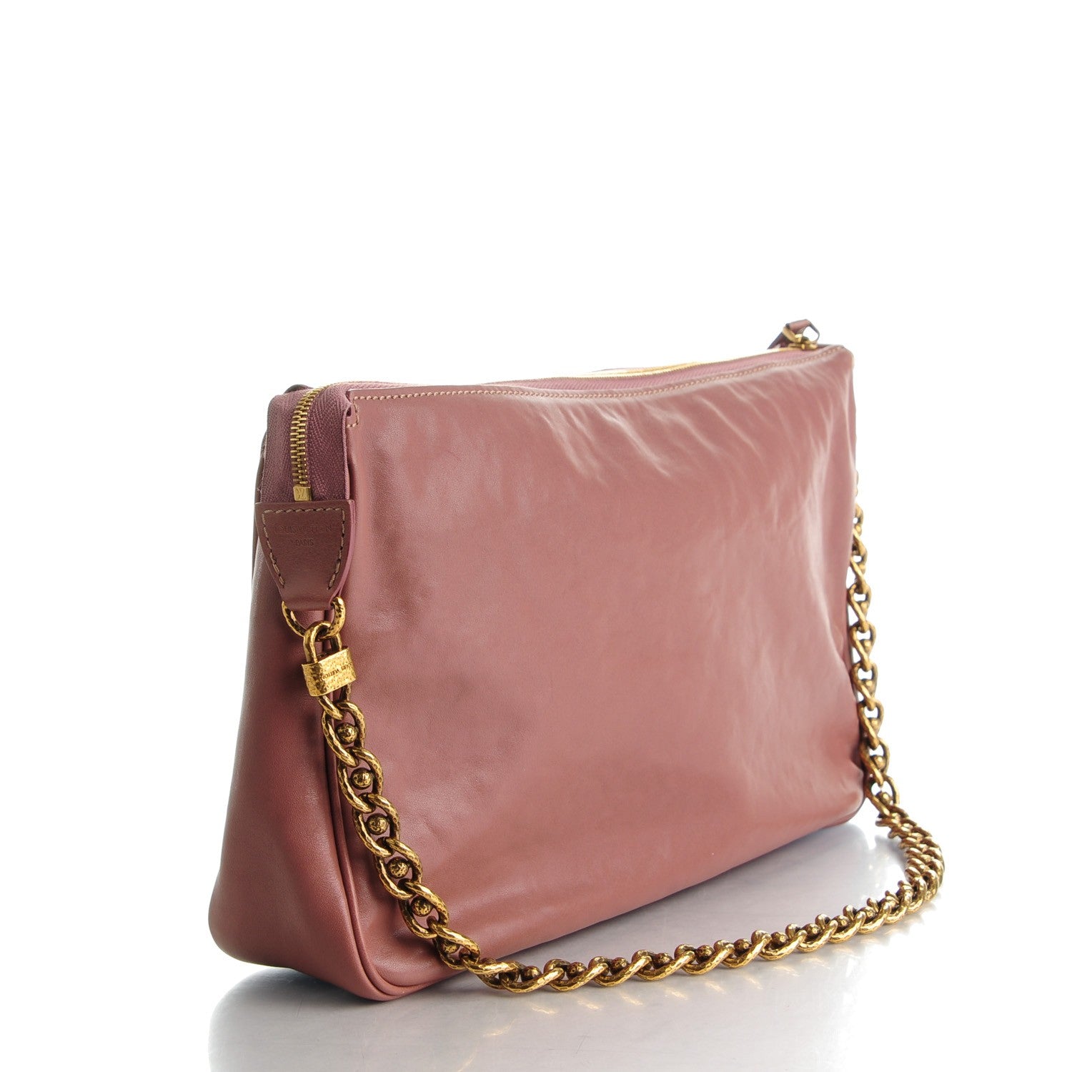 Louis Vuitton Cuir Boudoir Pochette Accessories MM Rose 2 of 16