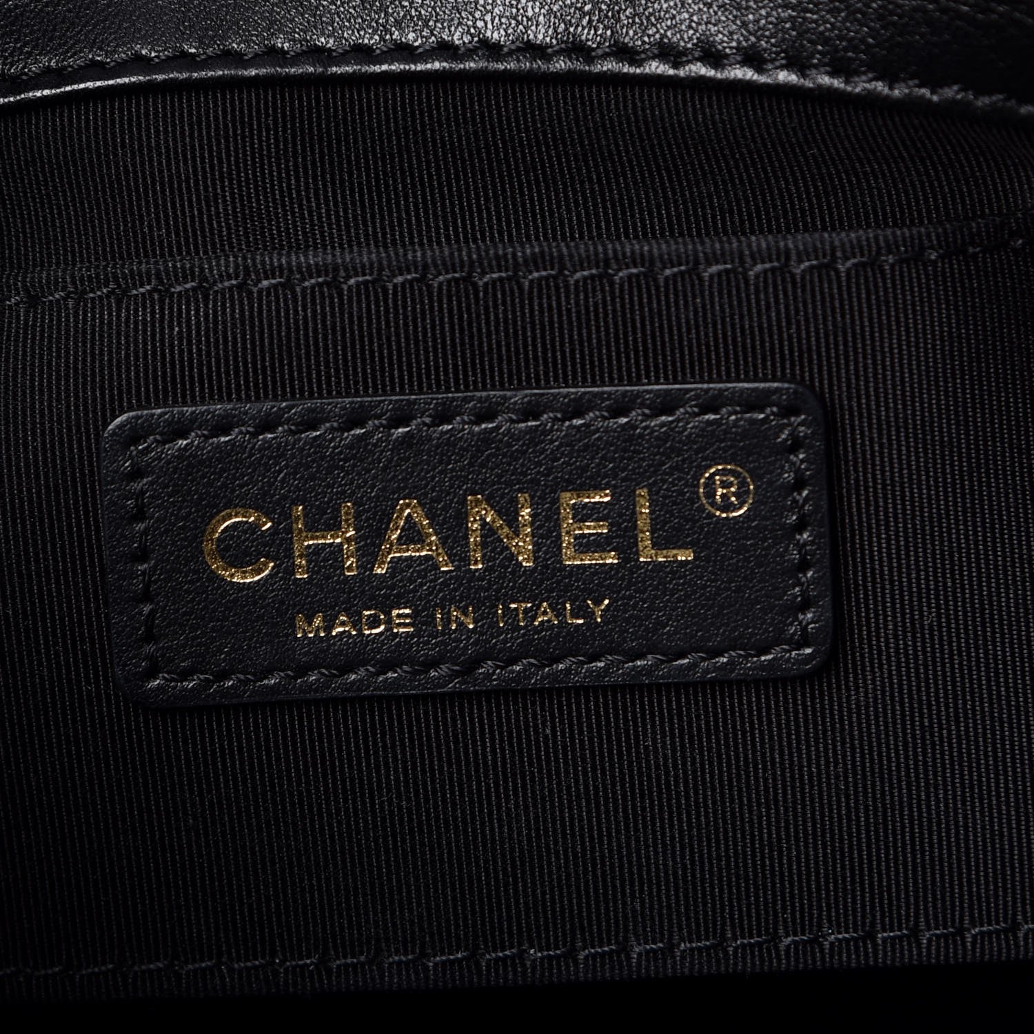Chanel Lambskin Chevron Quilted Handle With Chic Bucket Bag Black 8 of 8