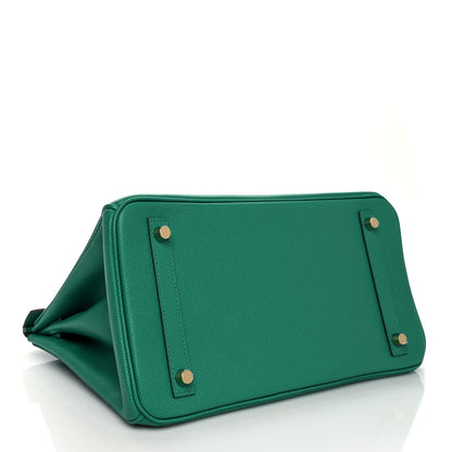 Hermes Epsom Birkin 30 Vert Jade 3 of 10