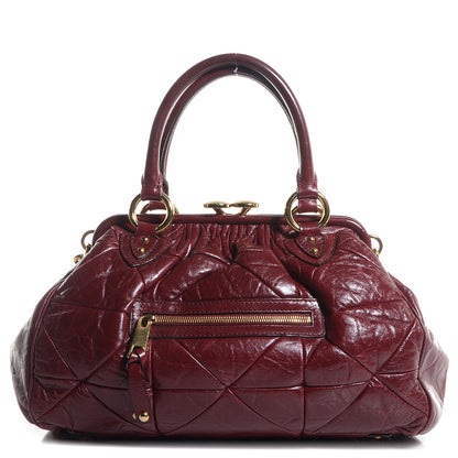 Marc Jacobs Leather Patchwork Stam Bordeaux 1 of 9